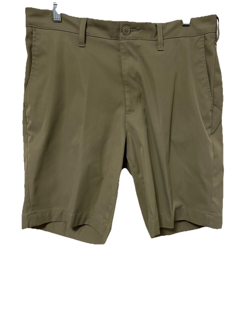 LANDS’ END Men’s Olive Green Chino Dress Shorts Size 34